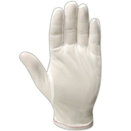 Magid CleanMaster 7402 10 Nylon Tricot Gloves, 12PK 7402M